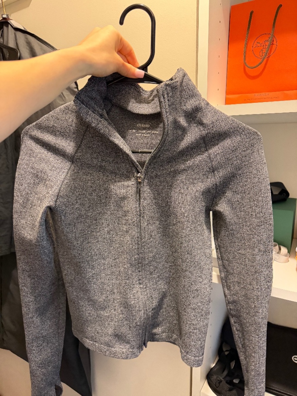 OYSHO Activewear Jacket Size:XS. Color Gray